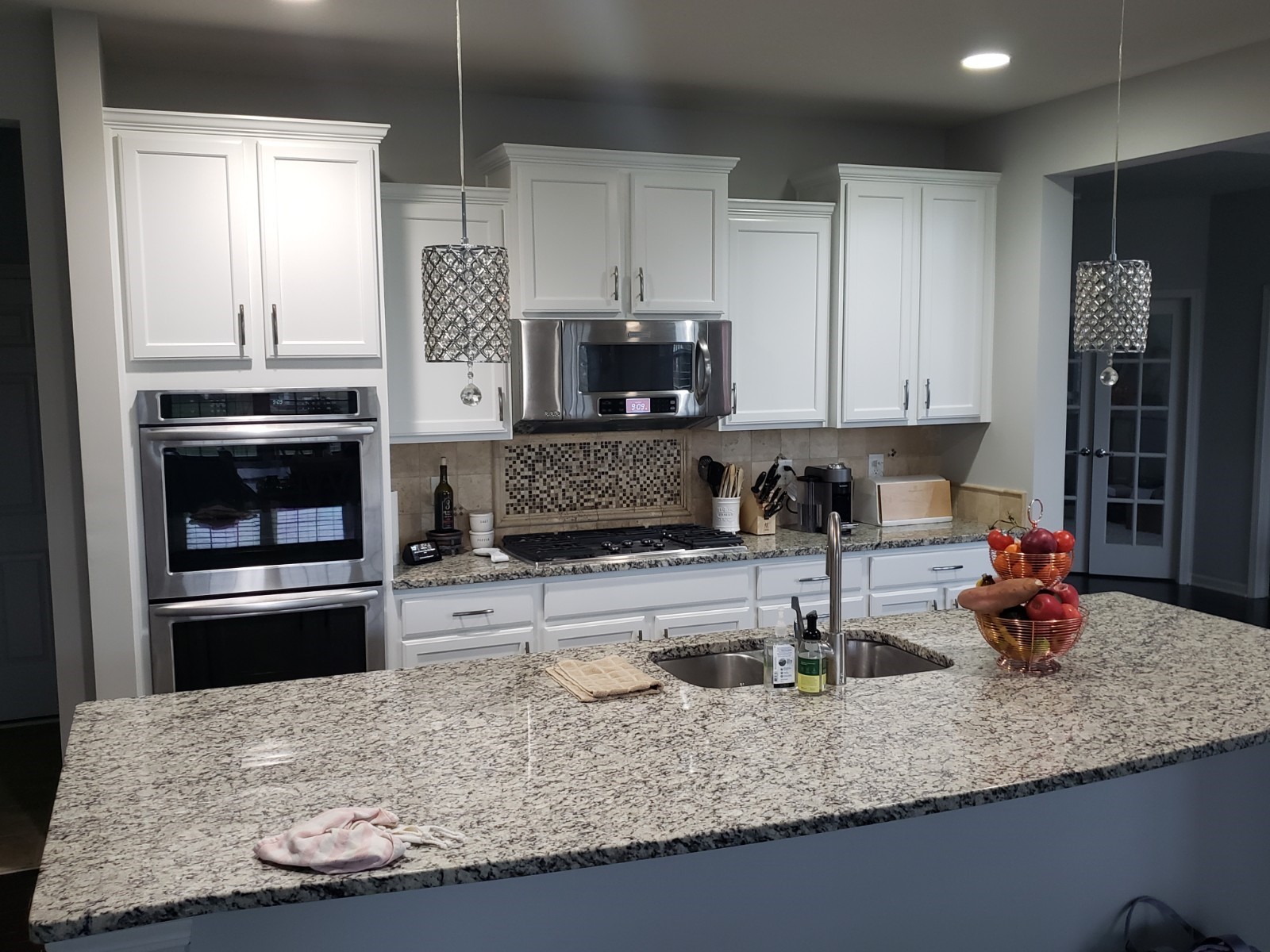 Kitchen cabinet painting after
